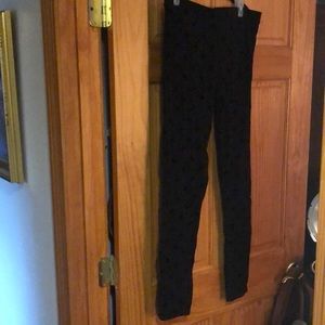 Lauren Conrad leggings printed with bows, NWT